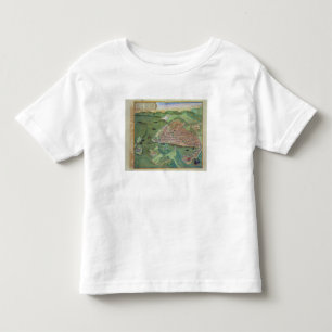 Karta av Marseilles, från 'Civitates Orbis Tee