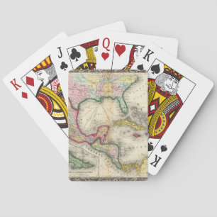 Karta av Mexico, Central America Spel Kort