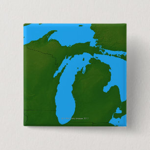 Karta av Michigan 3 Knapp