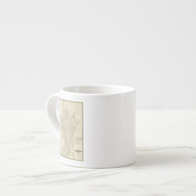 Karta av Milwaukee Espressomugg (Framsida vänster)