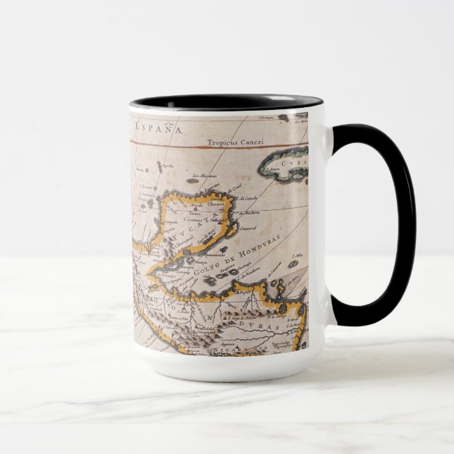 Karta av nya Spanien |New Galicia & Guatemala, Mugg (Höger)