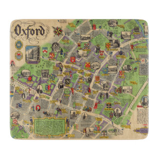Karta av Oxford, England (brittiska järnvägar)