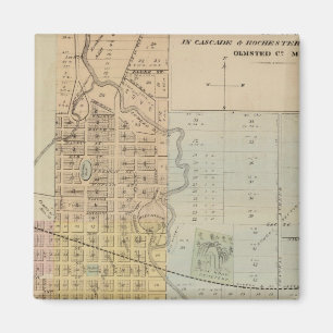 Karta av Rochester, Minnesota Magnet