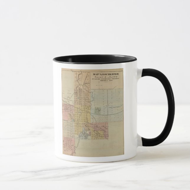 Karta av Rochester, Minnesota Mugg (Höger)