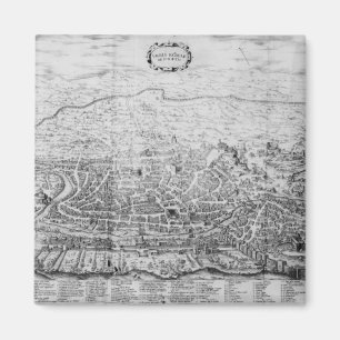 Karta av Rome Magnet