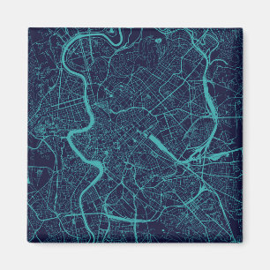 Karta av Rome Magnet