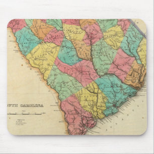 Karta av South Carolina Musmatta