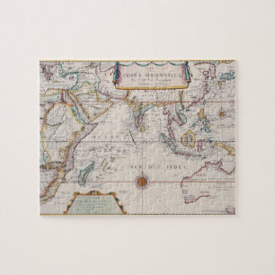 Karta av South East Asia Pussel