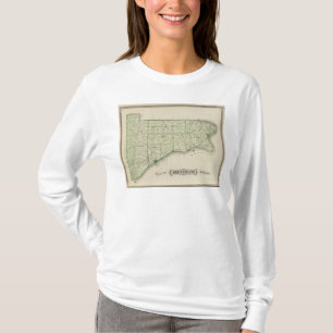 Karta av Switzerland County Tee Shirt