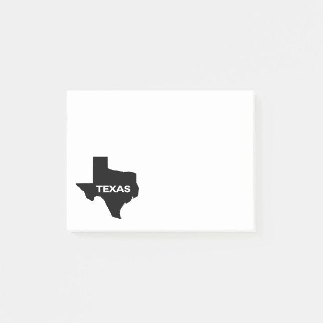 Karta av Texas Post-it Block (Framsida)