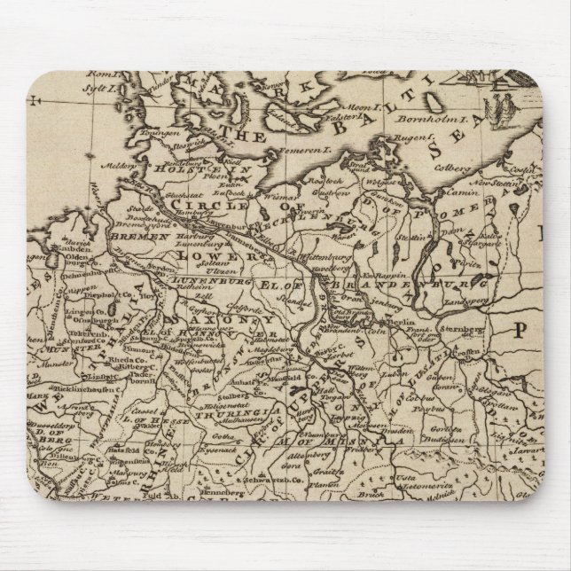Karta av Tysklandare Musmatta (Framsidan)