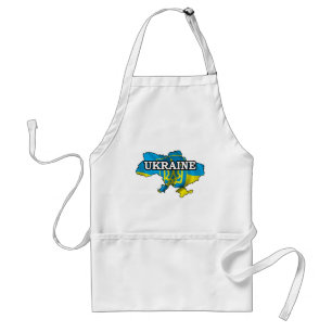 Karta av Ukraina Förkläde