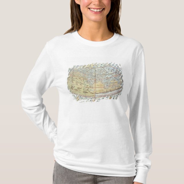 Karta av världen 2 tee shirt (Framsida)