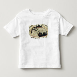 Karta av världen t shirt