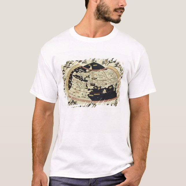 Karta av världen tee shirt (Framsida)