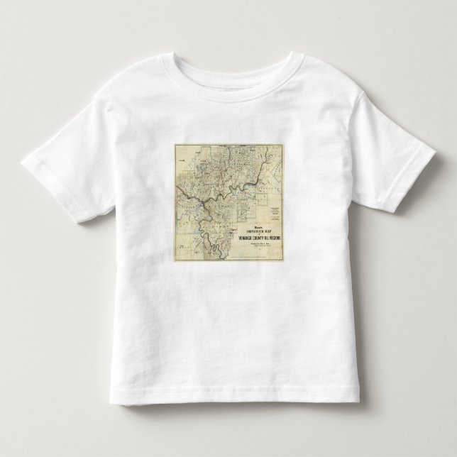 Karta av Venango County olje- regioner Tröja (Framsida)