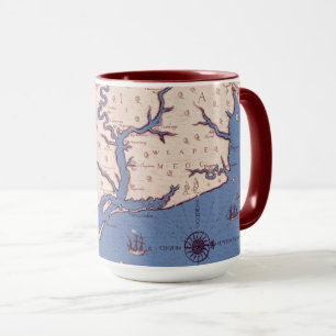 Karta av Virginia Mugg