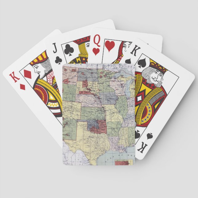 KARTA: BELÄGGNING 1892 SPELKORT (Baksidan)