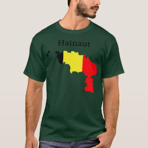 Karta Belgien, provinsen Hainaut T Shirt