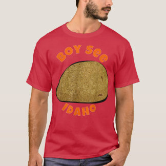 Karta Boise Idaho Home State of Idaho Boy See Idah T Shirt