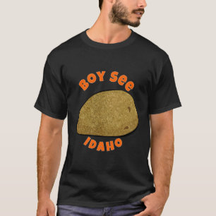 Karta Boise Idaho Home State of Idaho Boy See Idah T Shirt