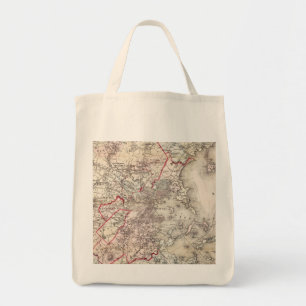 Karta: Boston 1883 Tygkasse
