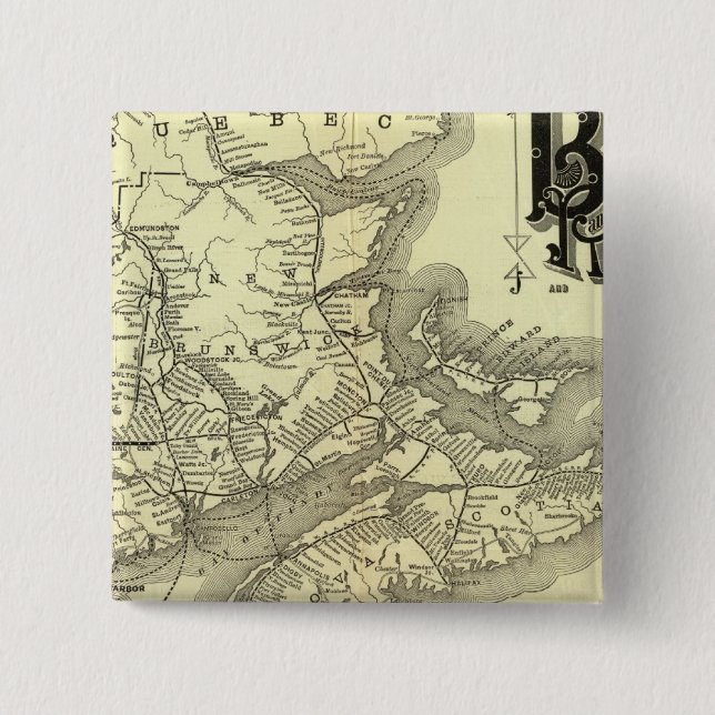 Karta Boston and Maine Railroad 2 Knapp (Framsida)