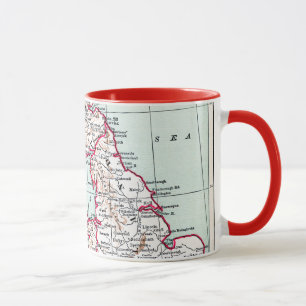 KARTA: BRITTISKA ISLES, c1890 Mugg