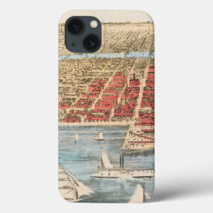 KARTA: CHICAGO, c1857