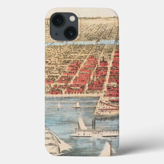 KARTA: CHICAGO, c1857 (Baksida)