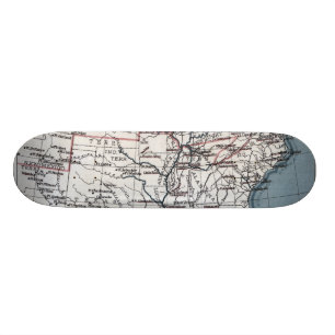 KARTA: CIVIL KRIG, 1861 MINI SKATEBOARD BRÄDA 18,5 CM