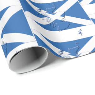 Karta disposition SCOTLAND SALTIRE FLAGGA Presentpapper