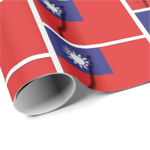 Karta-disposition TAIWAN FLAGGA Presentpapper