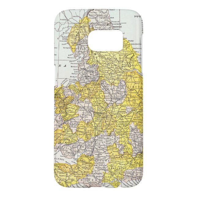 KARTA: ENGLAND & WALES Case-Mate SAMSUNG GALAXY SKAL (Baksidan)