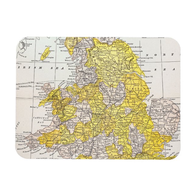 KARTA: ENGLAND & WALES MAGNET (Horisontell)