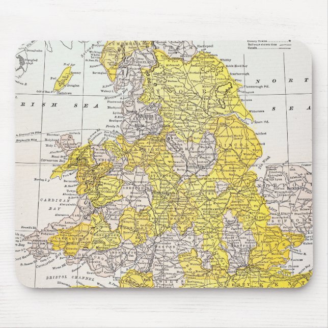 KARTA: ENGLAND & WALES MUSMATTA (Framsidan)