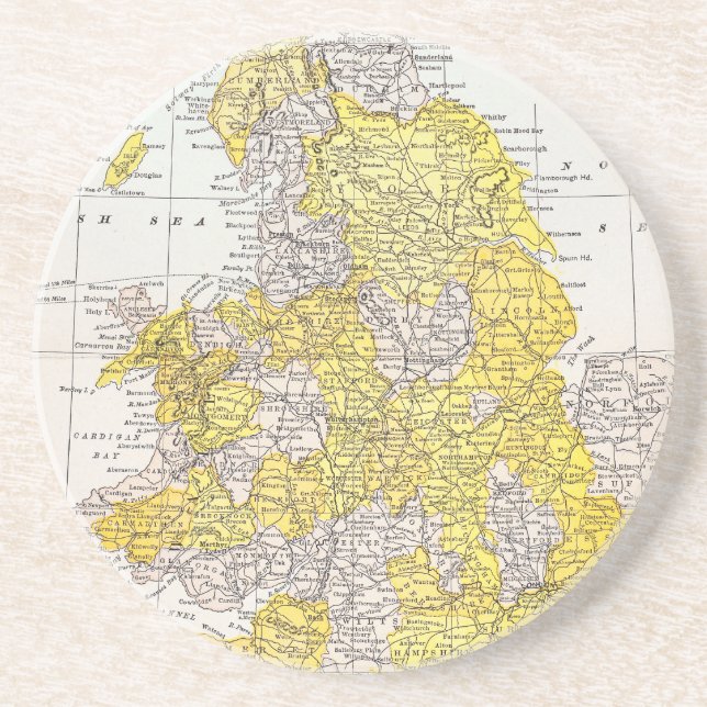 KARTA: ENGLAND & WALES UNDERLÄGG (Framsidan)