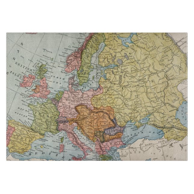 KARTA: EUROPA 1885 (Framsidan)