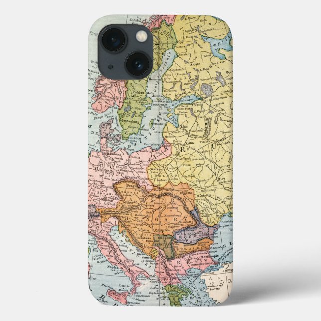 KARTA: EUROPA 1885 (Baksida)