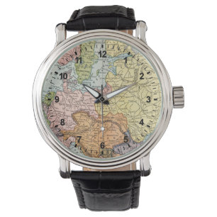 KARTA: EUROPA, 1885 ARMBANDSUR