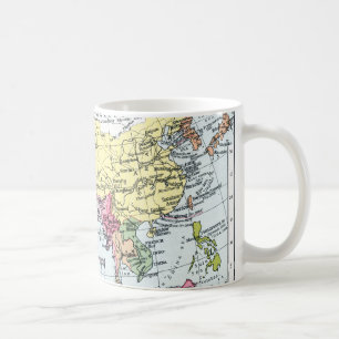 KARTA: EUROPA I ASIEN KAFFEMUGG