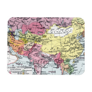 KARTA: EUROPA I ASIEN MAGNET