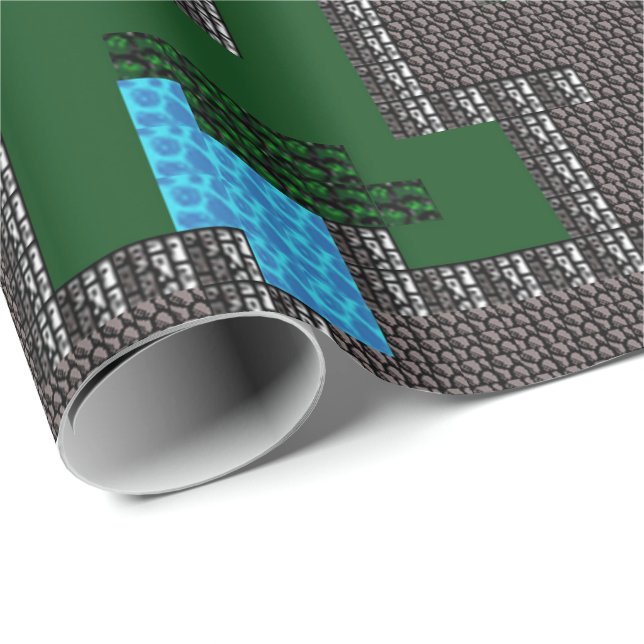 Karta för fantasiäventyrDungeon Presentpapper (Rullad Hörn)