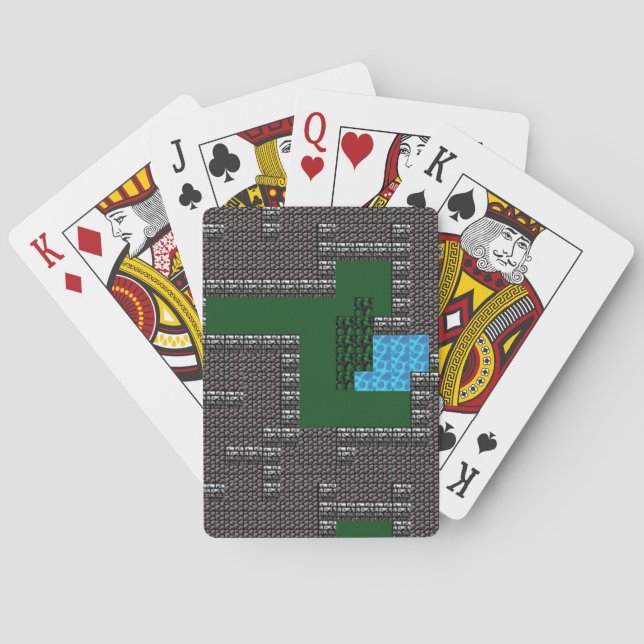 Karta för fantasiäventyrDungeon Spel Kort (Baksidan)