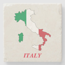 Karta för flagga för stenkustfartygitalien stenunderlägg