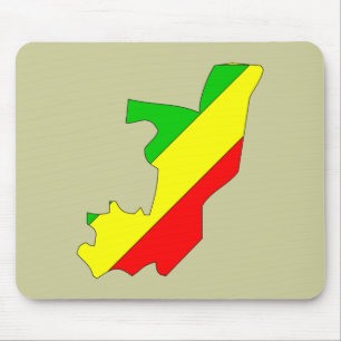 Karta för KongoflodenBrazzaville flagga Musmatta