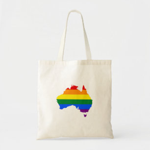 Karta för LGBT-regnbågepride av Australien Tygkasse