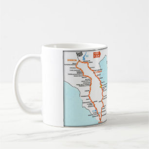 KARTA FÖR MILLE MIGLIA - MUGG