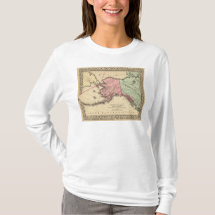 Karta för NW Amerika av Mitchell Tee Shirt