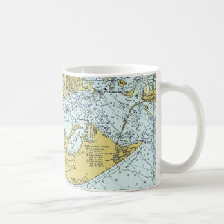 Karta för Sanibel öFlorida vintage Kaffemugg